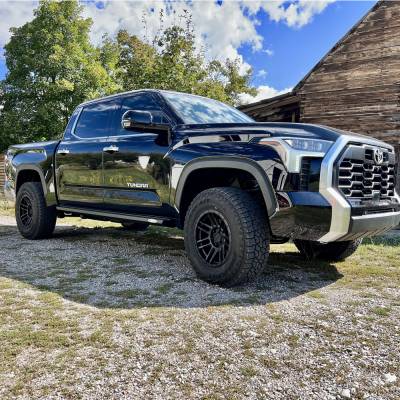 Rock Slide Engineering - Rock Slide BD-SL-100-TUNP Passenger Rock Sliders for 22-24 Toyota Tundra CrewMax