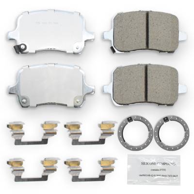 NRS Brakes - NRS Brakes NC1028 FRONT Disc Brake Pad Set for Chevy/Pontiac/Saturn