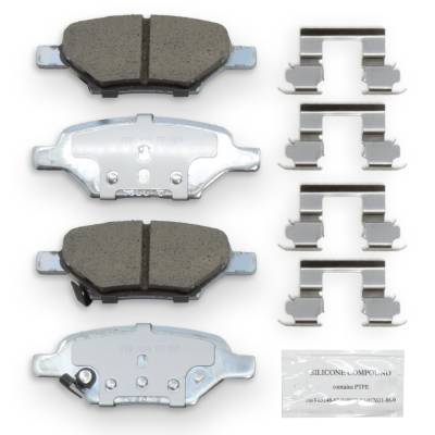 NRS Brakes - NRS Brakes NC1033 REAR Disc Brake Pad Set for Chevy/Pontiac/Saturn