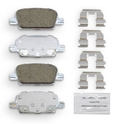 NRS Brakes - NRS Brakes NC1921 REAR Disc Brake Pad Set for 16-22 Chevrolet Malibu 1.5/1.8/2.0