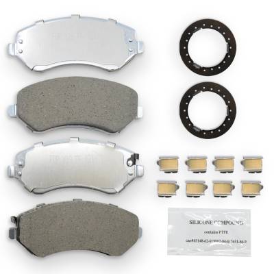 NRS Brakes - NRS Brakes NC856 FRONT Disc Brake Pad Set for Chrysler/Dodge/Jeep