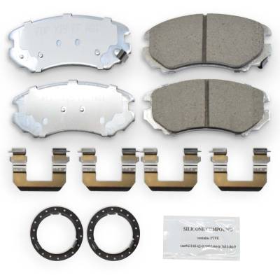 NRS Brakes - NRS Brakes NC924 FRONT Disc Brake Pad Set for Hyundai/Kia Sedan 1.6/2.0 2.4 2.7