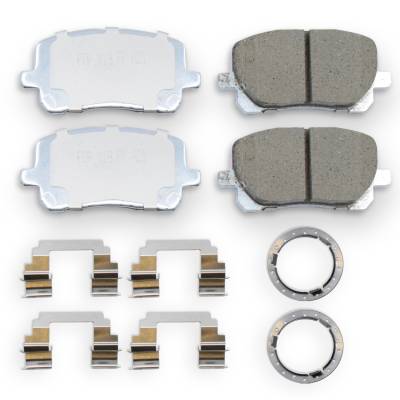 NRS Brakes - NRS Brakes NC923 FRONT Disc Brake Pad Set for Pontiac/Toyota 1.8