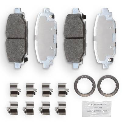 NRS Brakes - NRS Brakes NS2172 REAR Disc Brake Pad Set for 18-24 Jeep Wrangler JL 2.0/3.0/3.6