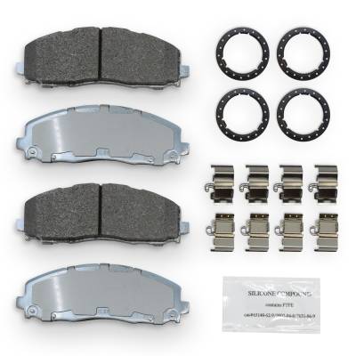 NRS Brakes - NRS Brakes NS2187 FRONT Disc Brake Pad Set for Jeep 2.0/3.0/3.6/6.4
