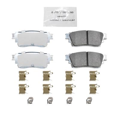 NRS Brakes - NRS Brakes NS2200 Rear Disc Brake Pad Set for Nissan/Mitusbishi