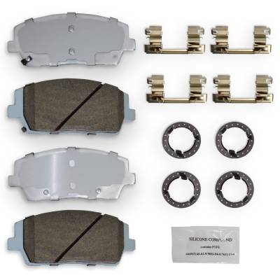 NRS Brakes - NRS Brakes NS2215 FRONT Disc Brake Pad Set for Hyundai/Kia 3.8