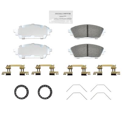NRS Brakes - NRS Brakes NS2218 FRONT Disc Brake Pad Set for Mazda 2.0/2.5