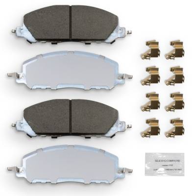 NRS Brakes - NRS Brakes NS2229 FRONT Disc Brake Pad Set for Ford/Lincoln 2.3 3.0 3.3