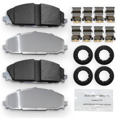 NRS Brakes - NRS Brakes NS2429 FRONT Disc Brake Pad Set for 21-25 Dodge Durango