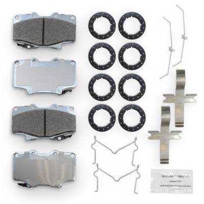 NRS Brakes - NRS Brakes NS502 FRONT Disc Brake Pad Set for Lexus & Toyota 4.5
