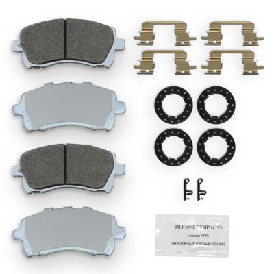 NRS Brakes - NRS Brakes NS721 FRONT Disc Brake Pad Set for Subaru 2.0 2.2 2.5/3.0