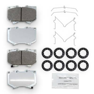 NRS Brakes - NRS Brakes NS812 FRONT Disc Brake Pad Set for Lexus & Toyota 3.4 4.7