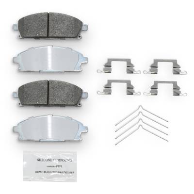 NRS Brakes - NRS Brakes NS855 Front Disc Brake Pad Set for Acura Infiniti & Nissan