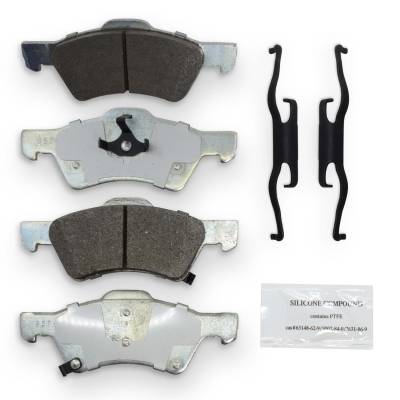 NRS Brakes - NRS Brakes NS857 FRONT Disc Brake Pad Set for Chrysler/Dodge 2.4 3.3 3.8