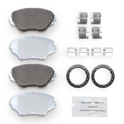 NRS Brakes - NRS Brakes NS862 FRONT Disc Brake Pad Set for 01-05 Toyota RAV4 2.4