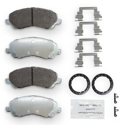 NRS Brakes - NRS Brakes NS866 FRONT Disc Brake Pad Set for Chrysler/Dodge/Jeep Mitsubishi
