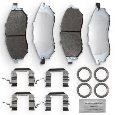 NRS Brakes - NRS Brakes NS888 FRONT Disc Brake Pad Set for Infiniti/Nissan Renault