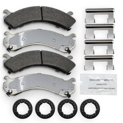 NRS Brakes - NRS Brakes NS909 REAR Disc Brake Pad Set for Chevy/GMC 6.0 6.6 8.1