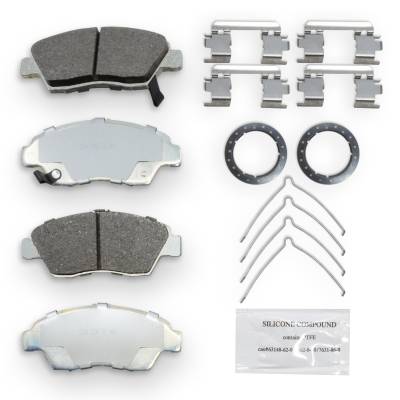 NRS Brakes - NRS Brakes NS948 FRONT Disc Brake Pad Set for Acura/Honda 1.3 1.5/1.6/2.0