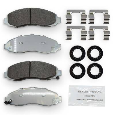 NRS Brakes - NRS Brakes NS962 FRONT Disc Brake Pad Set for 03-04 Dodge Dakota 3.7 3.9 4.7 5.9