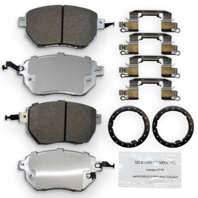 NRS Brakes - NRS Brakes NS969 FRONT Disc Brake Pad Set for Infiniti/Nissan 3.5 4.5
