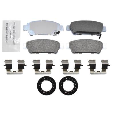 NRS Brakes - NRS Brakes NS995 REAR Disc Brake Pad Set for 04-10 Toyota Sienna 3.3 3.5