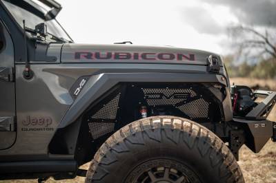 DV8 Offroad - DV8 Offroad FDGL-09 Armor Fender Flares for 20+ Jeep Gladiator JT