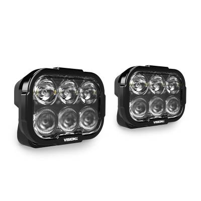 Vision X Lighting - Vision-X DURA2-DL6CBKIT Dura2 6-LED Driving Light Kit