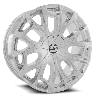 Azara - Azara Wheel AZA-512 22x8.5 5x4.25/4.5 38mm Chrome AZA-512228551081143+38NCR