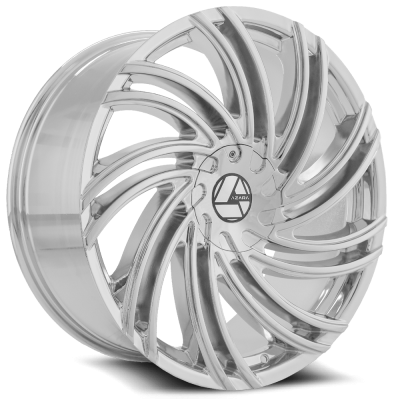 Azara - Azara AZA-514229561351397+25C 22x9.5 6x135/5.5 25mm Chrome
