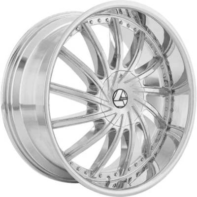 Azara - Azara AZA-517208551143120+35C AZA-517 20x8.5 5x4.5 5x120 35mm Chrome