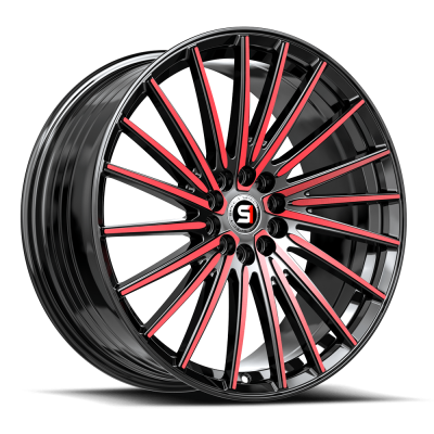 Spec-1 - Spec-1 Wheel SP-68 17x7.5 5x100/4.5 42mm Black/Red SP-6817752342BMR