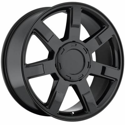 O.E. Revolution - O.E. Revolution Wheel 122 24x10 6x5.5 31mm Gloss Black 122-2410655+31GB