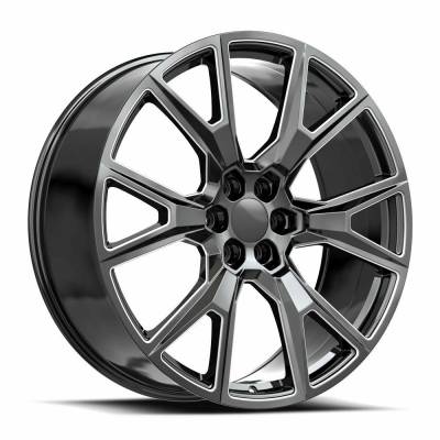 O.E. Revolution - O.E. Revolution Wheel C19 24x10 6x5.5 30mm Black/Machined C19-24105030GBM