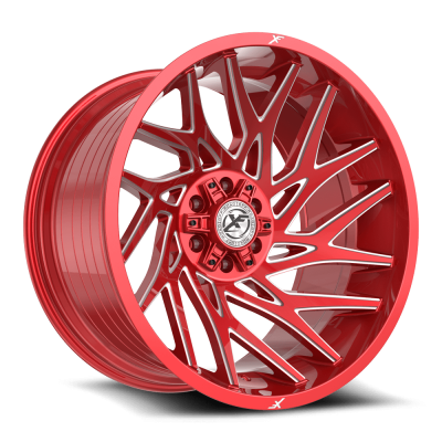 XF Off-Road - XF Off-Road Wheel XF-229 22x12 5x5.0 5x5.5 -44mm Red XF-229221251271397-44ARM