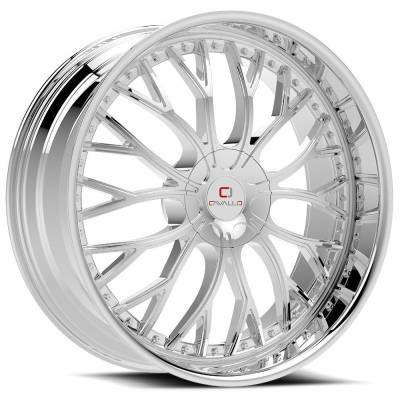 Cavallo - Cavallo Wheel CLV-33 20x8.5 5x112/4.5 35mm Chrome CLV-33208551121143+35NC