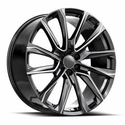 O.E. Revolution - O.E. Revolution Wheel CAD34 24x10 6x5.5 31mm Black/Machined CAD34-24105031GBM