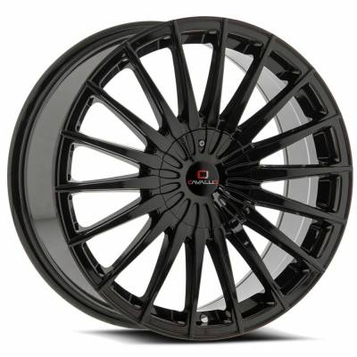 Cavallo - Cavallo Wheel CLV-34 18x8 5x112/4.5 35mm Gloss Black CLV-34188051121143+35GB