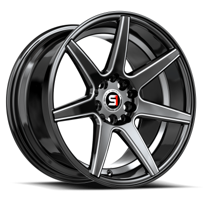 Spec-1 - Spec-1 Wheel SP-73 17x7.5 5x100/4.5 42mm Black/Machined SP-7317752342GBMU