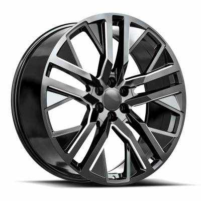 O.E. Revolution - O.E. Revolution Wheel D36 24x10 6x5.5 31mm Black/Machined D36-24105031GBM