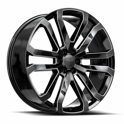 O.E. Revolution - O.E. Revolution Wheel D37 24x10 6x5.5 31mm Black/Machined D37-24105031GBM