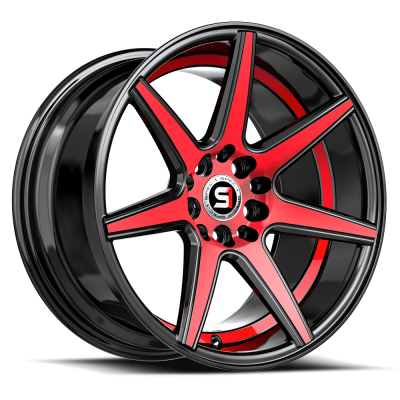 Spec-1 - Spec-1 Wheel SP-73 17x7.5 4x100/4.5 42mm Black/Red SP-731775942BMRU