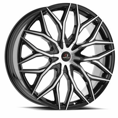 Cavallo - Cavallo Wheel CLV-37 20x8.5 5x4.25/4.5 35mm Black CLV-37208551081143+35BM
