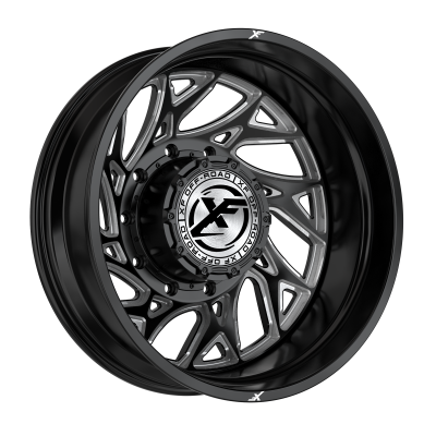 XF Dually - XF Dually Wheel XF-229 24x8.25 10x225 -202mm Black/Machined 229O248265-202GBM