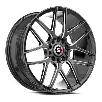 Spec-1 - Spec-1 Wheel SP-78 16x7.5 4x100/4.5 30mm Gloss Black & Machined SP-781675930GBM