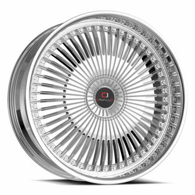 Cavallo - Cavallo CLV-41228551143120+38NC CLV-41 22x8.5 5x4.5 5x120 38mm Chrome