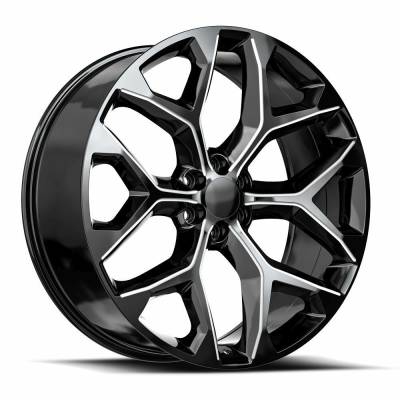 O.E. Revolution - O.E. Revolution Wheel G09 22x9 6x5.5 24mm Black/Machined G09-2295024GBM-I