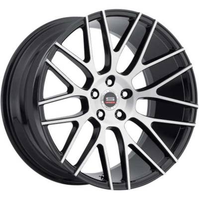 Spec-1 - Spec-1 Wheel SPL20 20x10.5 BLANK 20mm Gloss Black & Brushed SPL202201054020GBB