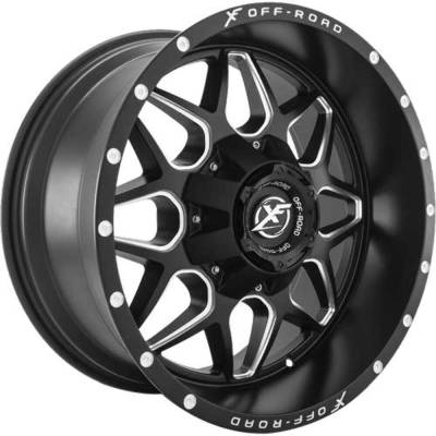 XF Off-Road - XF Off-Road Wheel XF-202201051143127-12MBM XF-202 20x10 5x4.5/5.0 -12mm Black